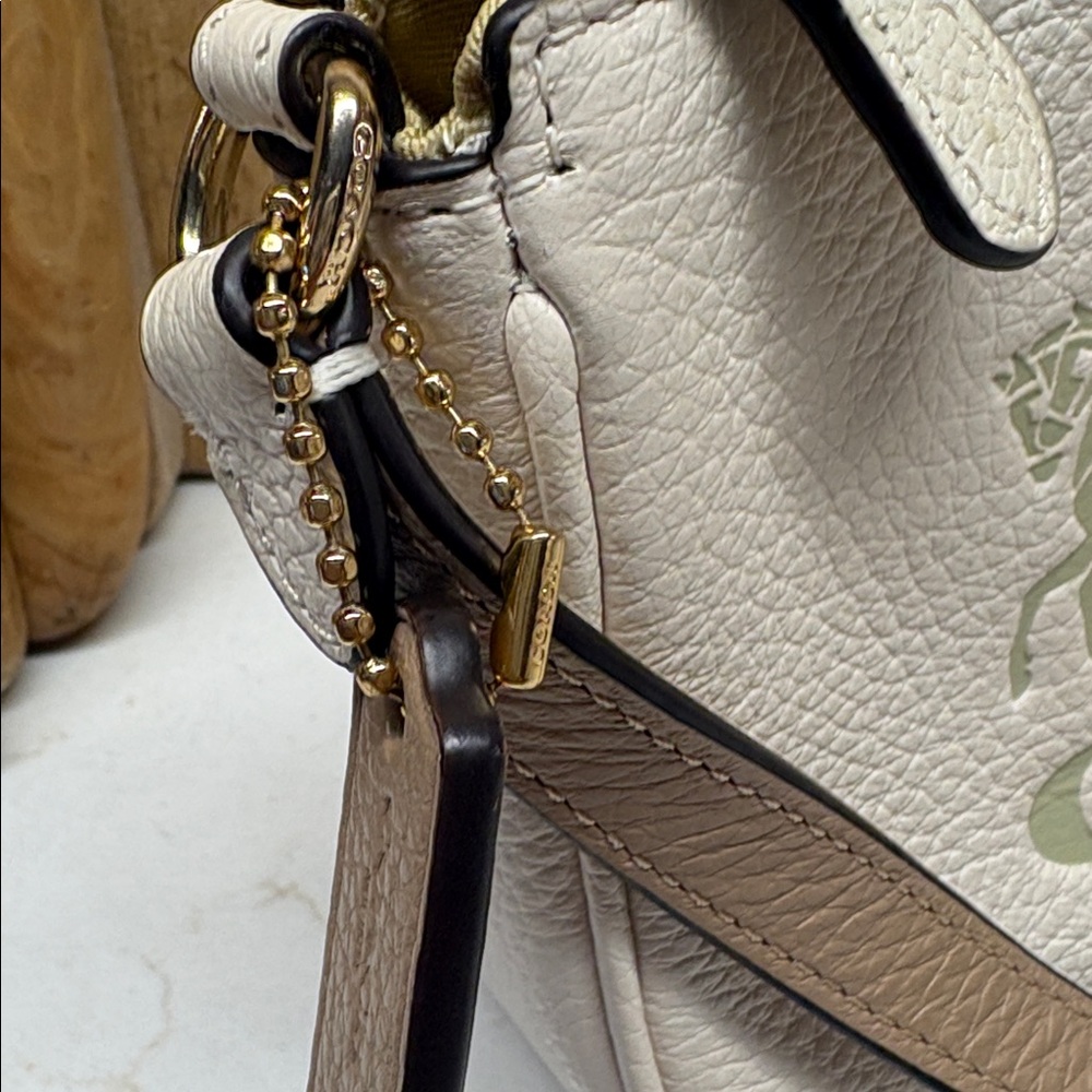 Coach Nolita shoulder/wristlet Chalk White - Picture 2 of 8